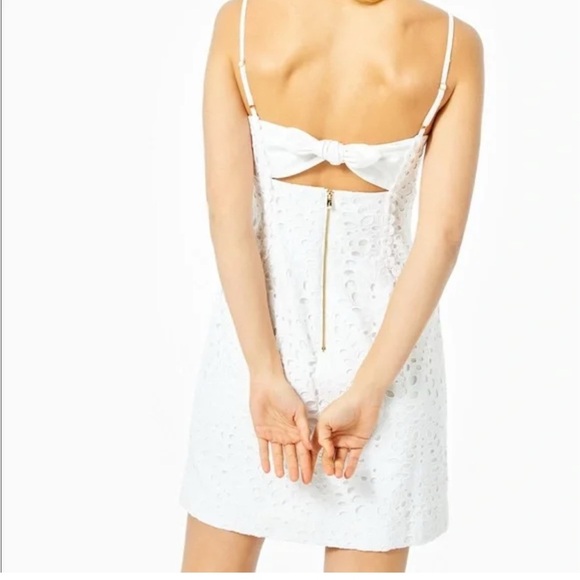 Lilly Pulitzer Shelli Eyelet Dress Size 16 - Picture 5 of 11